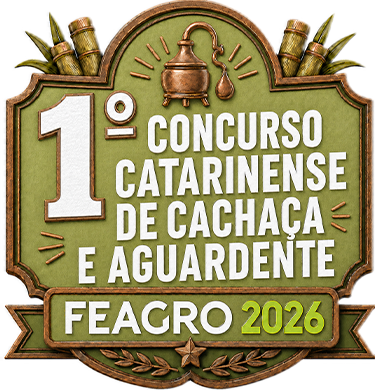 1º Concurso Catarinense de Cachaça e Aguardente FEAGRO 2026